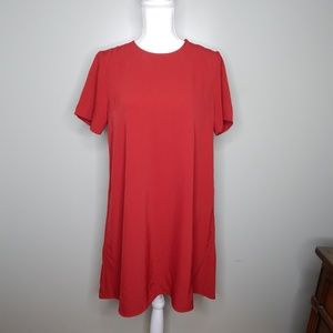 everlane women dress sizes 6 & 0 red